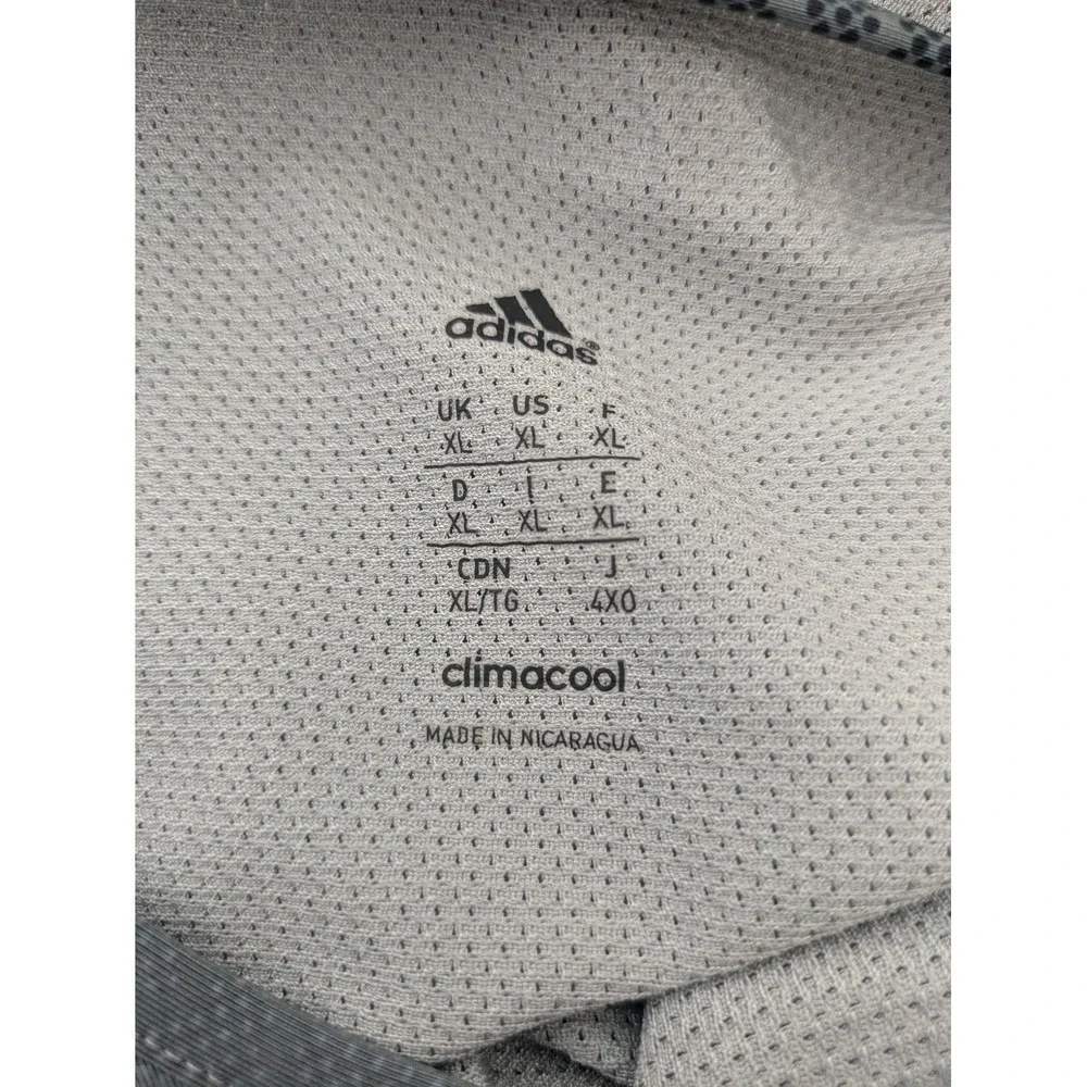 Adidas Climacool Techfit 3 Padded Compression Football Gray Tank Top Size XL
